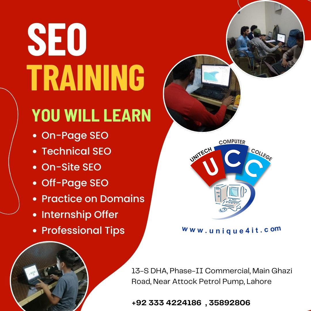 seo course in dha lahroe - digital marketing training in lahroe